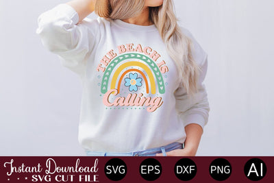 The Beach Is Calling SVG SVG designmaster24 