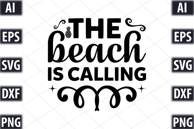 The beach is calling SVG SVGista 