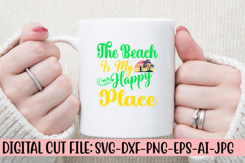 The Beach Is My Happy Place SVG Design SVG Syaman 