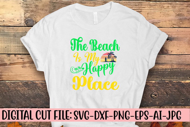 The Beach Is My Happy Place SVG Design SVG Syaman 