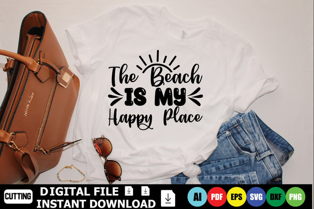 The Beach Is My Happy Place SVG Shahin alam 