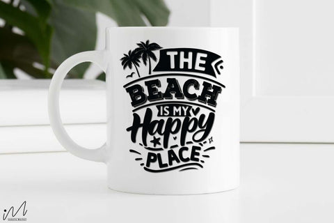 The beach is my happy place svg, Summer svg, Summer t shirt svg, Vacation Svg, Ocean Svg Svg, Beach Svg, Beach t shirt svg, Summer mug svg, Beach time svg, Summer vibes svg, Hello summer svg, Lake time SVG Isabella Machell 