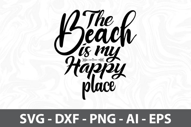 The Beach is my Happy Place svg SVG orpitasn 