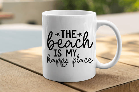 The beach is my happy place SVG SVG Regulrcrative 