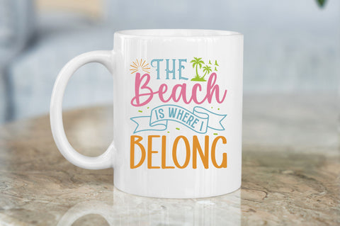The beach is where i belong SVG SVG Regulrcrative 