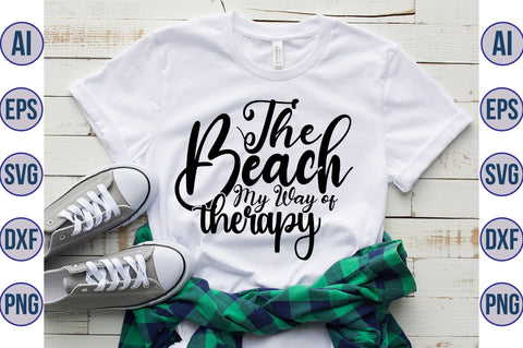 The Beach My Way of Therapy svg SVG orpitasn 