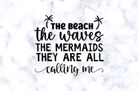 The beach the waves the mermaids SVG SVG Regulrcrative 