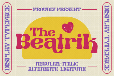 The Beatrik Typeface Font Storytype Studio 