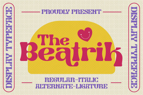 The Beatrik Typeface Font Storytype Studio 