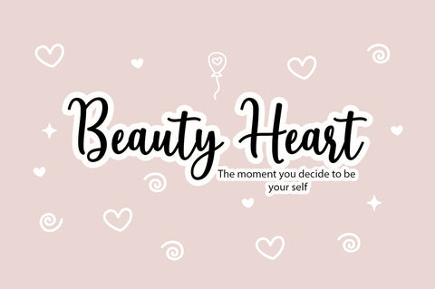 The Beautiful Night Script With Extras Font Attract Studio 