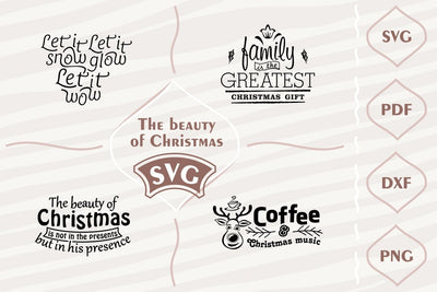 The beauty of Christmas - SVG bundle SVG Digital Mojito 