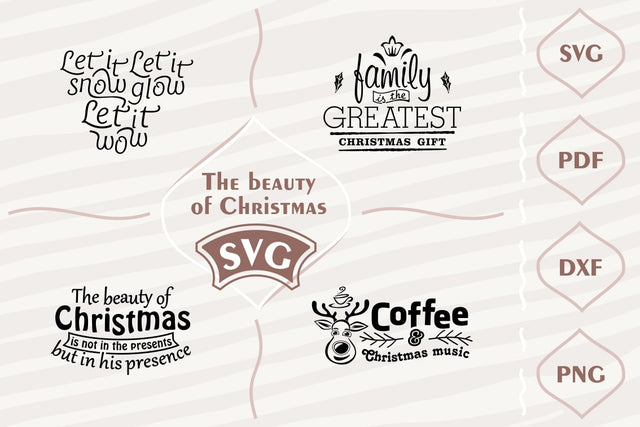 The beauty of Christmas - SVG bundle SVG Digital Mojito 