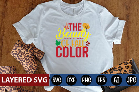 the beauty of fall color svg cute file SVG Blessedprint 