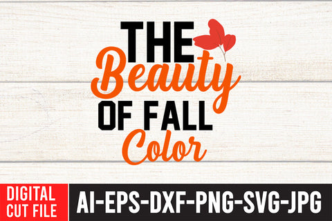 The Beauty Of Fall Color SVG Design SVG BlackCatsMedia 