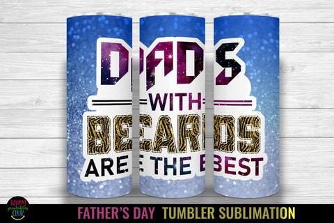 The Best Dad Tumbler PNG I Father's Day Tumbler Sublimation Sublimation Happy Printables Club 