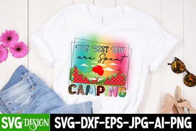 The Best Day are Spent Camping Sublimation Design, Camp Life Sublimation Design, Camp Life Sublimation PNG, Happy Camping Sublimation Design, Adventure Sublimation Design, Mountain Sublimation ,Camper Sublimation PNG Sublimation BlackCatsMedia 