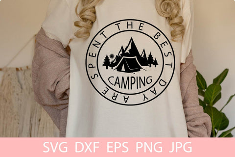 The Best Day Are Spent Camping SVG File Free For Commercial Use SVG Sintegra 