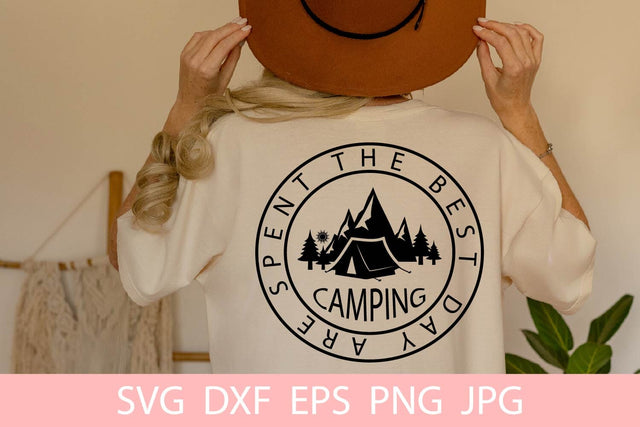 The Best Day Are Spent Camping SVG File Free For Commercial Use SVG Sintegra 