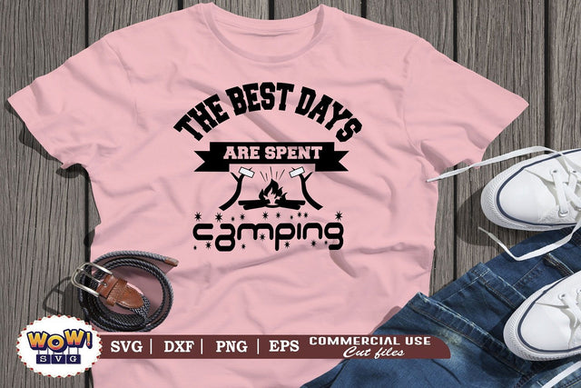 The best days are spent camping svg, Camping svg, RV svg, Png, Dxf SVG Wowsvgstudio 