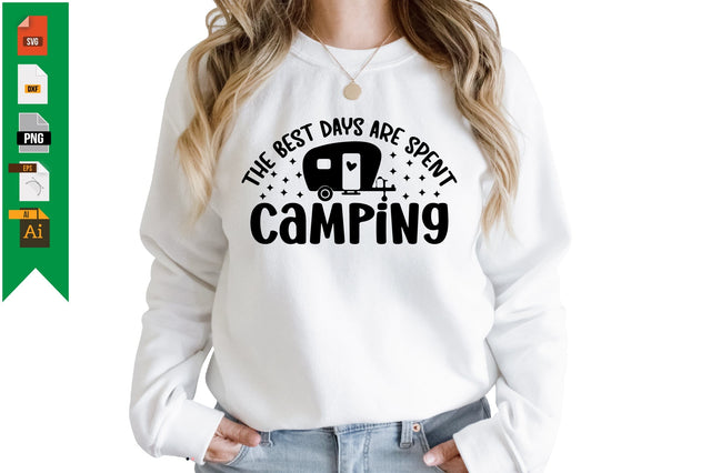 The Best Days Are Spent Camping SVG Craftlabsvg24 