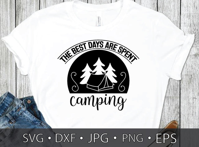 the best days are spent camping SVG md faruk hossain 