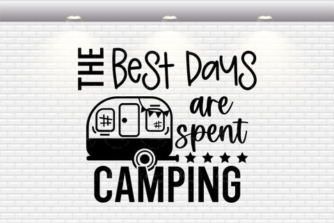 The Best Days Are Spent Camping SVG - SVG, PNG, DXF, EPS SVG Elsie Loves Design 