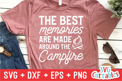 The Best Memories Are Made Around The Campfire svg - Camping SVG - Shirt Design - Cut File - svg - dxf - eps - png - Silhouette - Cricut SVG Svg Cuttables 