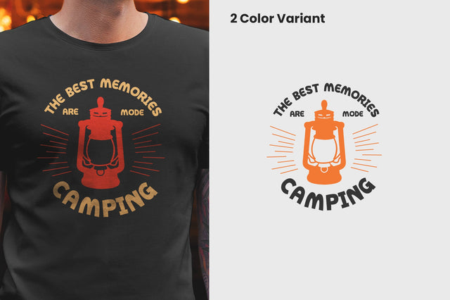 the best memories are made around the campfire T-shirt Design SVG futivesvg 