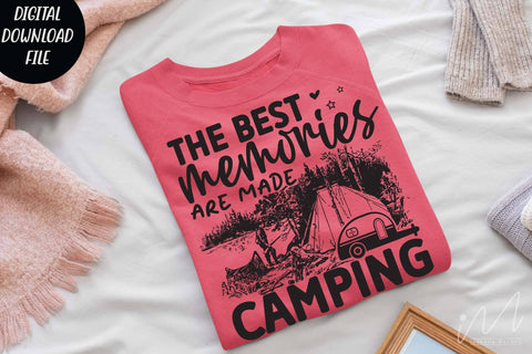 The best memories are made camping svg, camp svg, camping t shirt, happy camper t shirt, cut files, family trip svg SVG Isabella Machell 