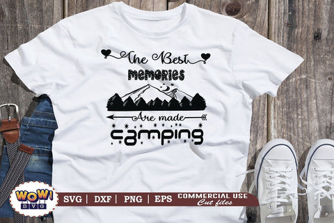 The best memories made camping svg, Camping svg, RV svg, Png, Dxf SVG Wowsvgstudio 