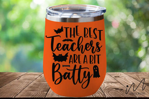 The Best Teachers are a Bit Batty svg, Halloween teacher svg, cool teacher svg SVG Isabella Machell 