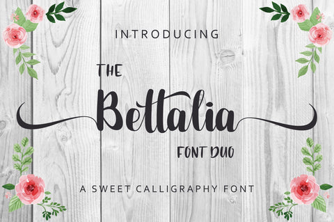 The Bettalia Font Duo Font Anastasia 