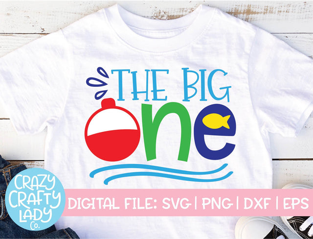 The Big One | 1st Birthday Quote SVG Cut File SVG Crazy Crafty Lady Co. 