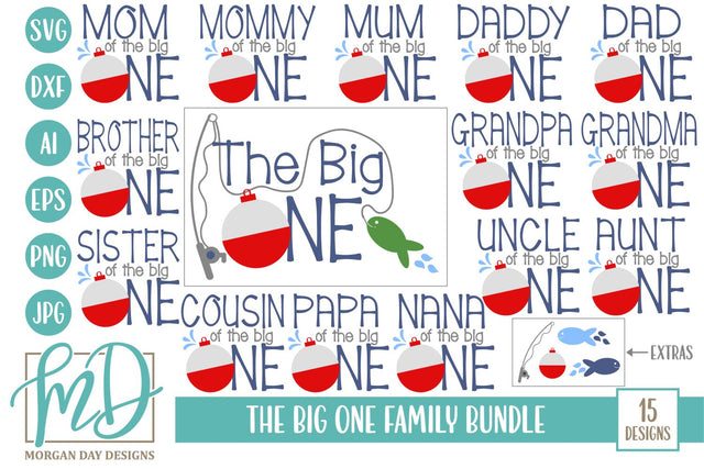 The Big One Family Bundle SVG Morgan Day Designs