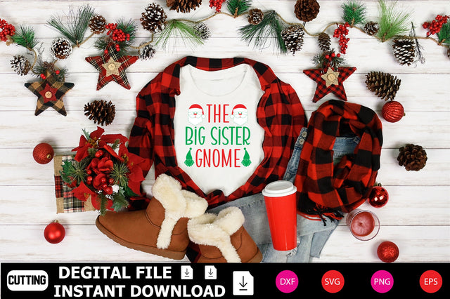 The Big Sister Gnome SVG Shahin alam 