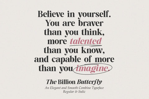 The Billion Butterfly Font Zeenesia Std 