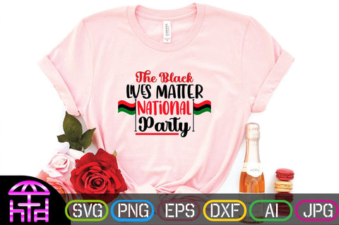 THE BLACK LIVES MATTER NATIONAL PARTY SVG BB Type Studios 