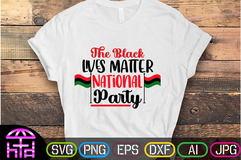 THE BLACK LIVES MATTER NATIONAL PARTY SVG BB Type Studios 