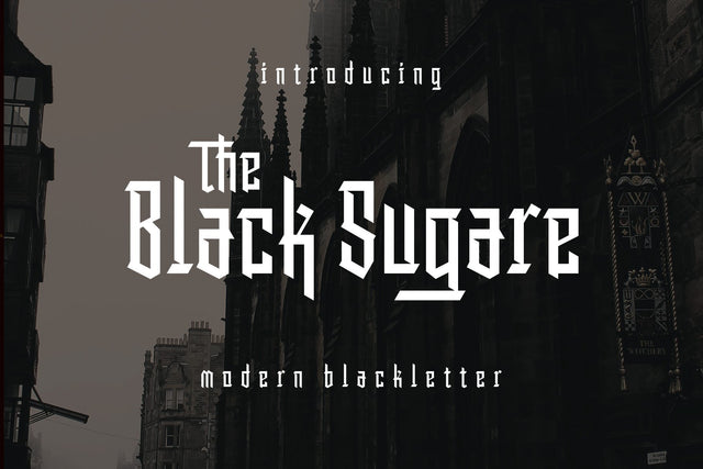 The Black Sugare Font Arterfak Project 