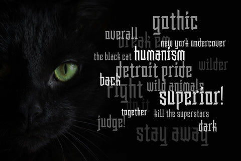 The Black Sugare Font Arterfak Project 