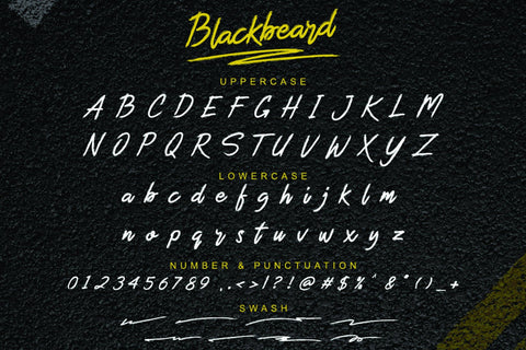 The Blackbeard | Brush Font Font studioalmeera 