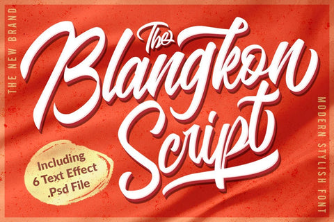 The Blangkon Script Font Kotak Kuning Studio 