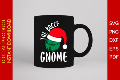 The Bocce Gnome Christmas Bocce Ball SVG PNG PDF Cut File SVG Creativedesigntee 