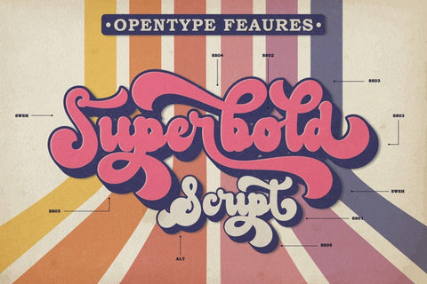 The Boldstyle | Retro Script Font studioalmeera 