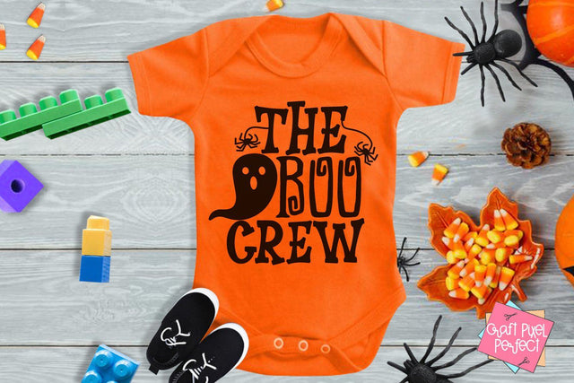 The Boo Crew, Baby Ghoul Svg, Halloween Baby Svg, Newborn Halloween Svg, Halloween Cut File, Halloween Svg, Spooky Svg SVG Craft Pixel Perfect 