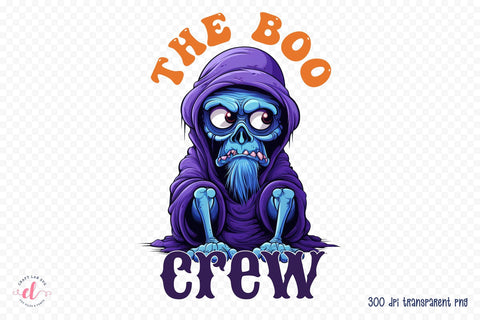 The Boo Crew - Halloween PNG Sublimation Sublimation CraftLabSVG 