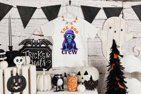 The Boo Crew - Halloween PNG Sublimation Sublimation CraftLabSVG 