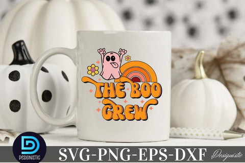 The boo crew, Halloween SVG Design Sublimation DESIGNISTIC 