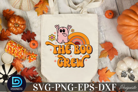 The boo crew, Halloween SVG Design Sublimation DESIGNISTIC 