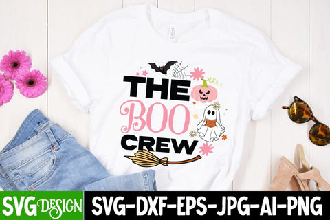 The Boo Crew SVG Cut File, The Boo Crew SVG Design, The Boo Crew SVG QUotes , The Boo Crew PNG SVG BlackCatsMedia 